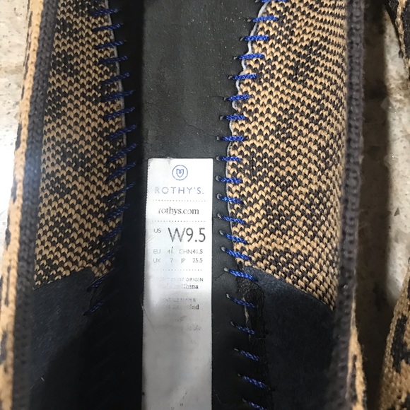 SOLD Rothy’s Leopard Points, 9.5 - Picture 4 of 5